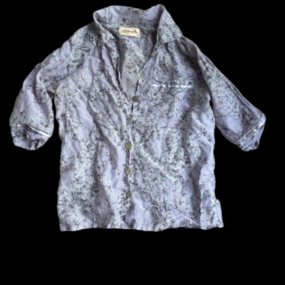 Papinelle Lavender Purple Audrey Floral Top